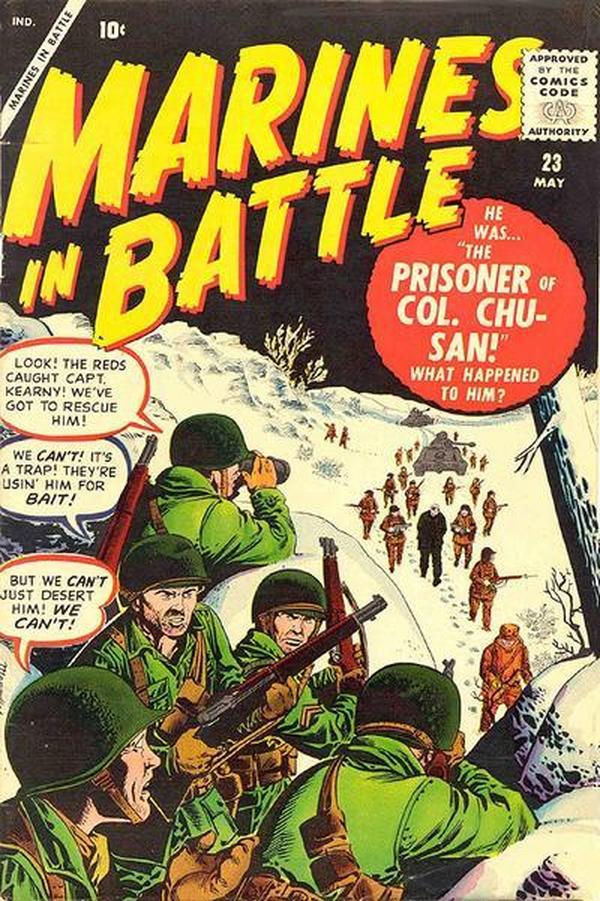 Marines in Battle #23 cover