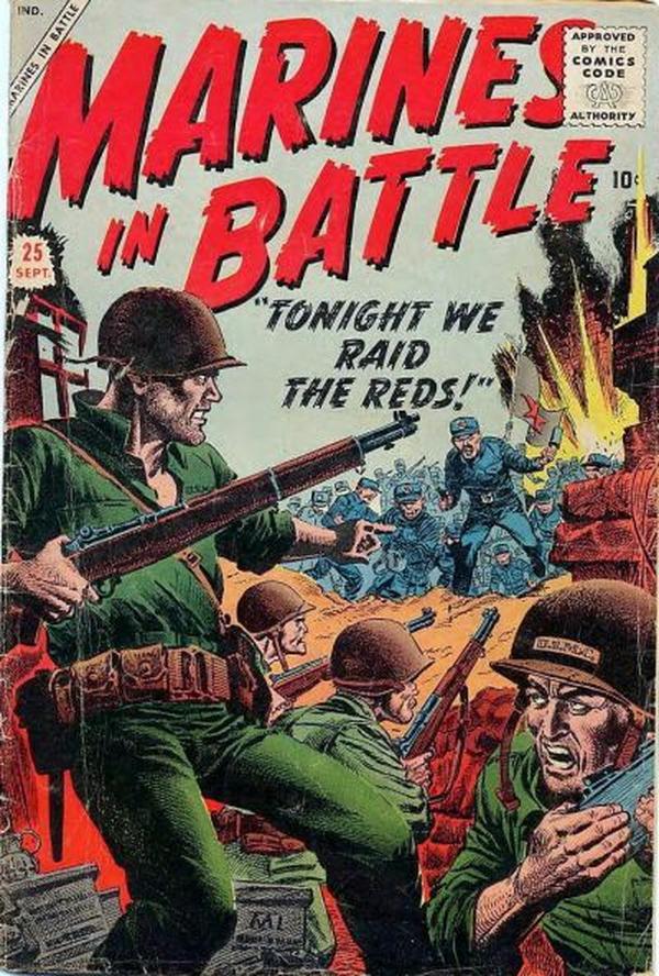 Marines in Battle #25 cover