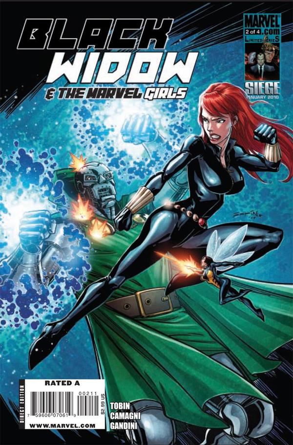 Black Widow & The Marvel Girls #2 cover