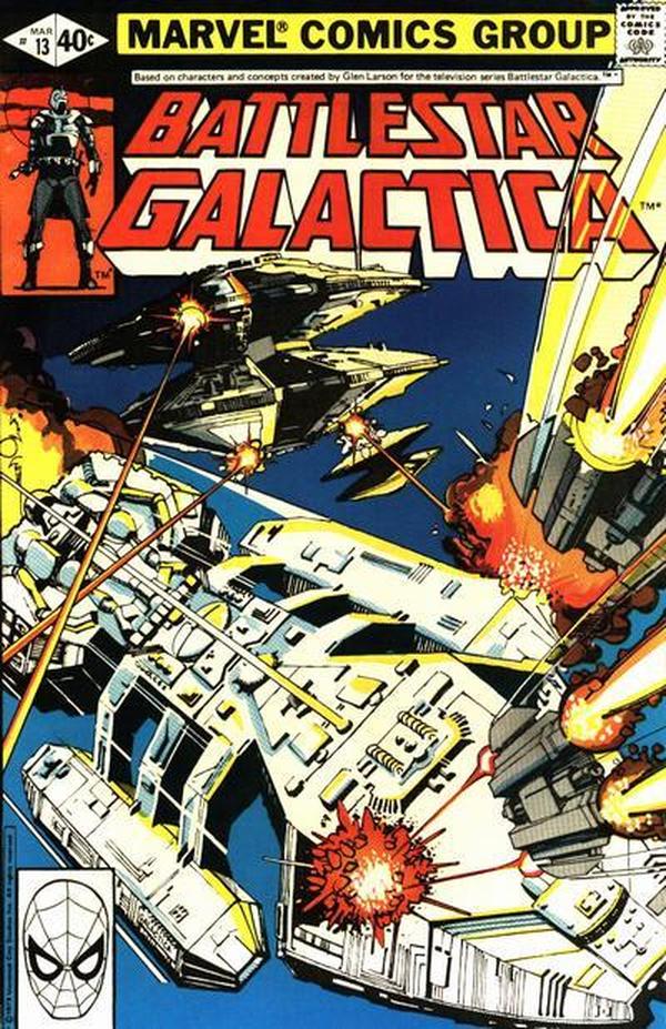 Battlestar Galactica #13 cover