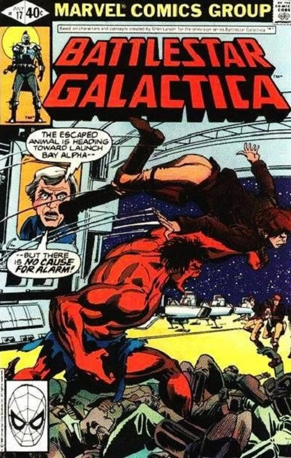 Battlestar Galactica #17 cover