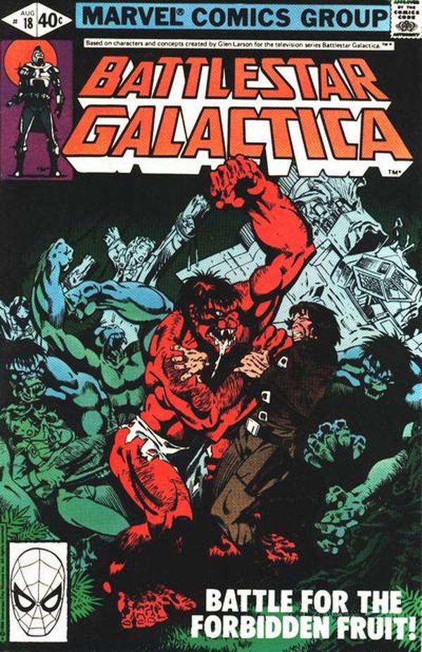 Battlestar Galactica #18 cover