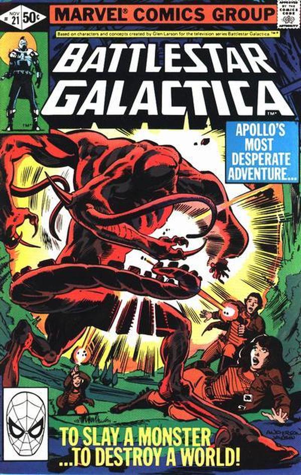 Battlestar Galactica #21 cover