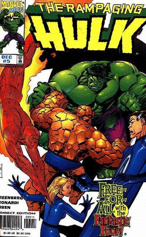 Rampaging Hulk #5 cover