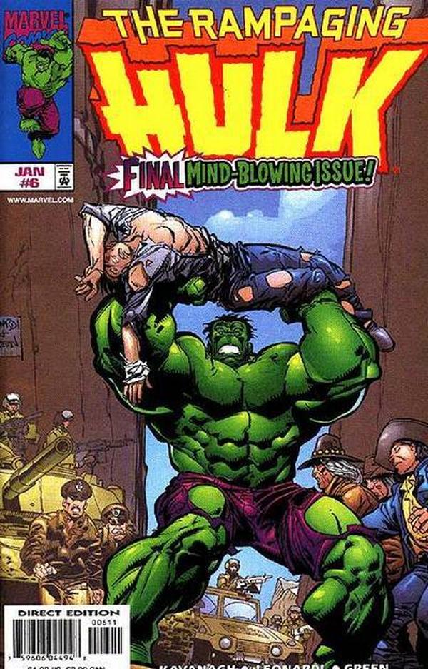 Rampaging Hulk #6 cover