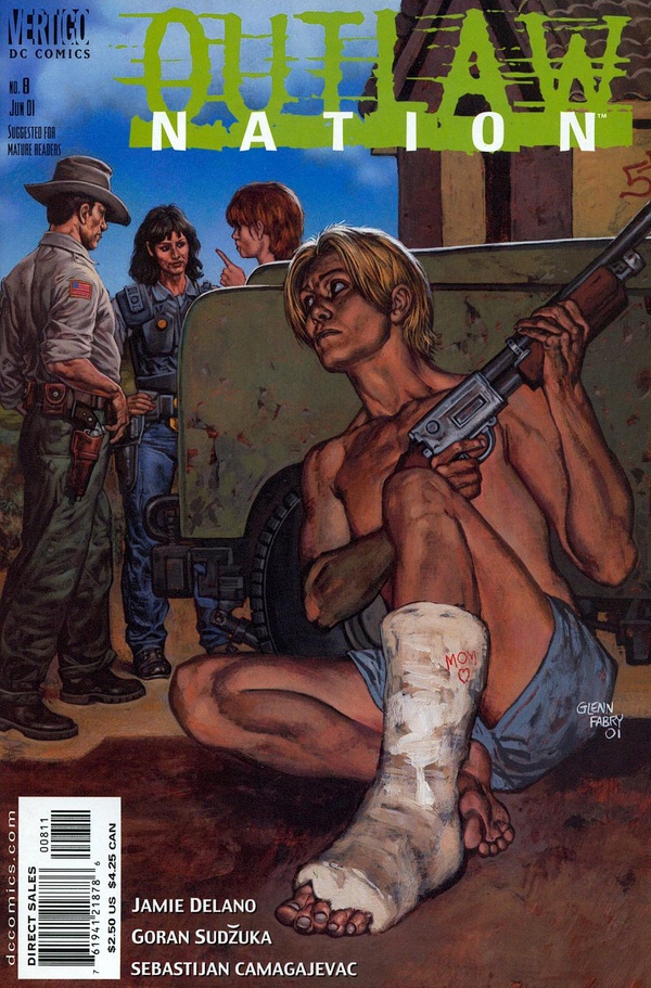 Outlaw Nation #8 cover