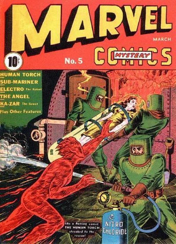 Marvel Mystery Comics #5 cover