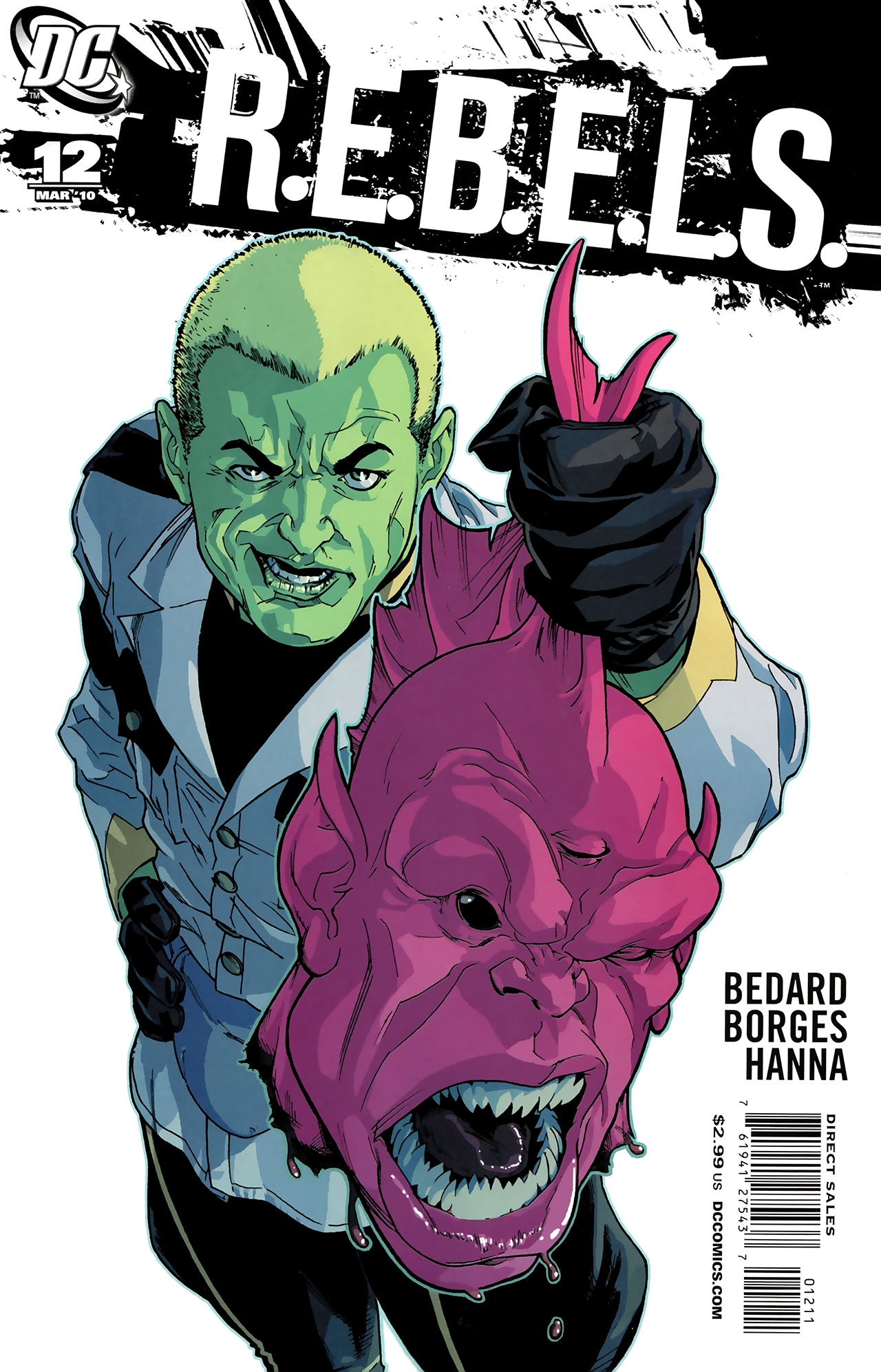 R.E.B.E.L.S. #12 cover