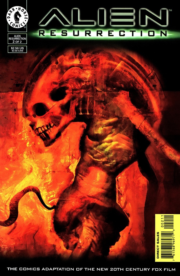 Alien Resurrection #2 cover
