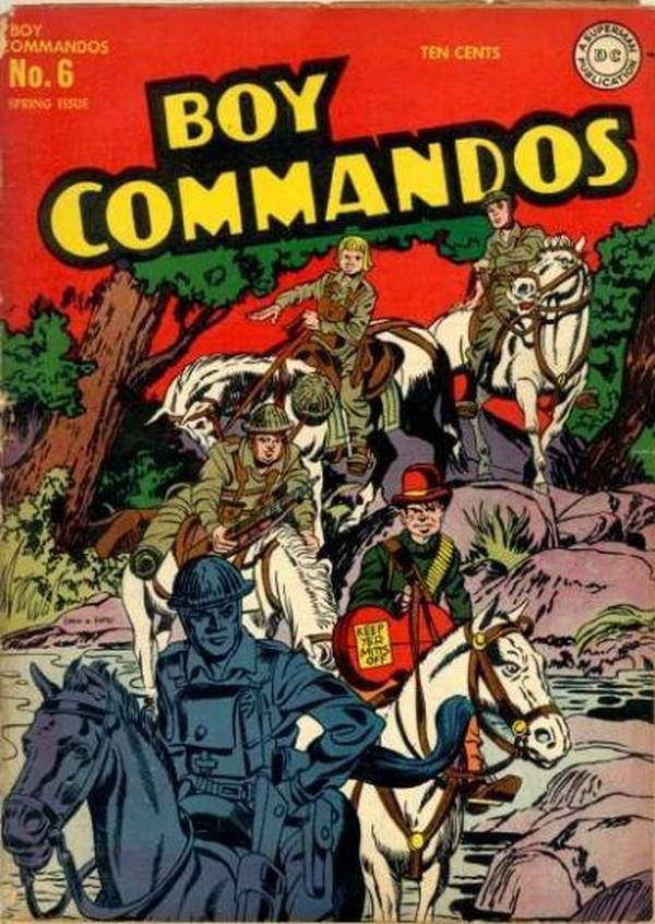 Boy Commandos #6 cover