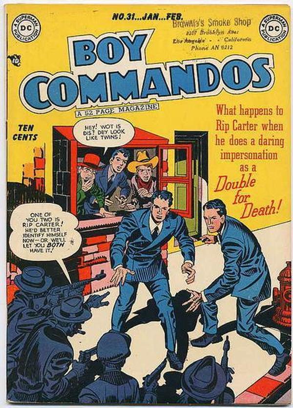 Boy Commandos #31 cover