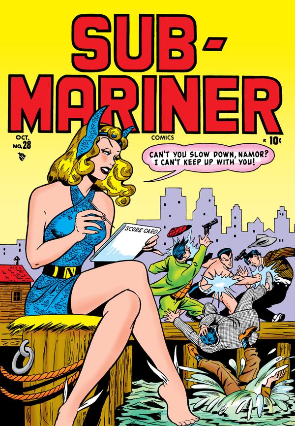 Sub-Mariner Comics #28 cover