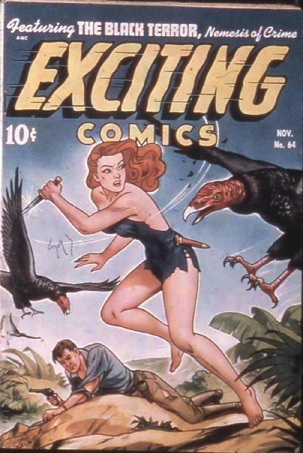 Exciting Comics #64 cover