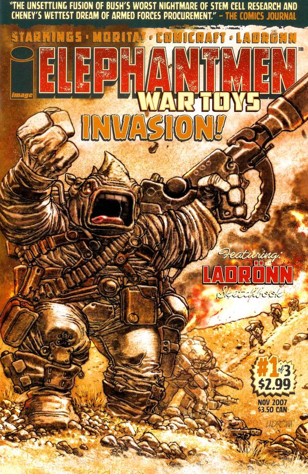 Elephantmen: War Toys #1 cover