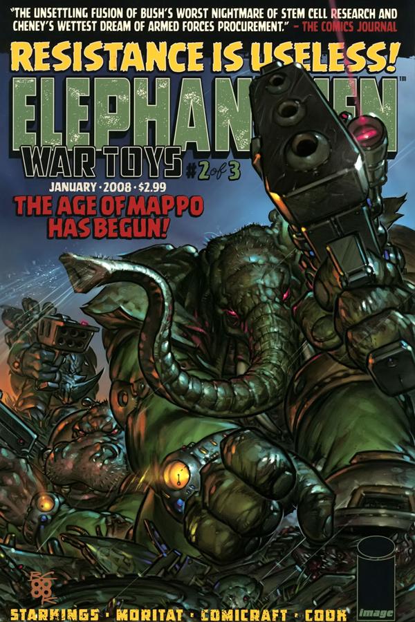 Elephantmen: War Toys #2 cover