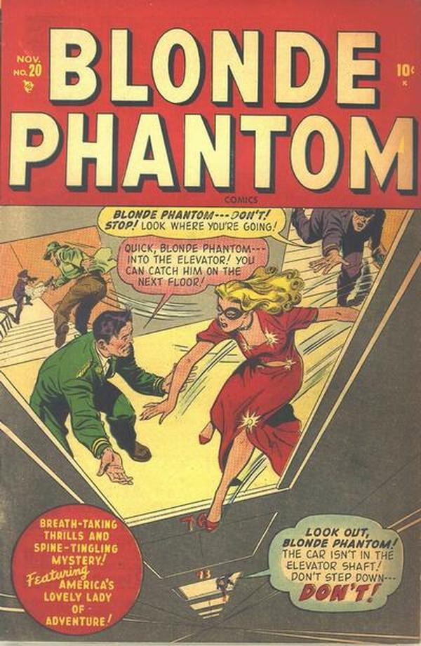 Blonde Phantom Comics #20 cover