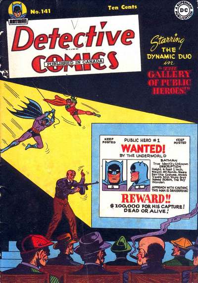 Detective Comics #141 cover