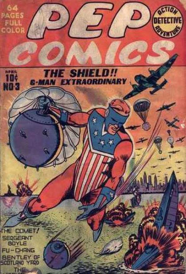 Pep Comics #3 cover