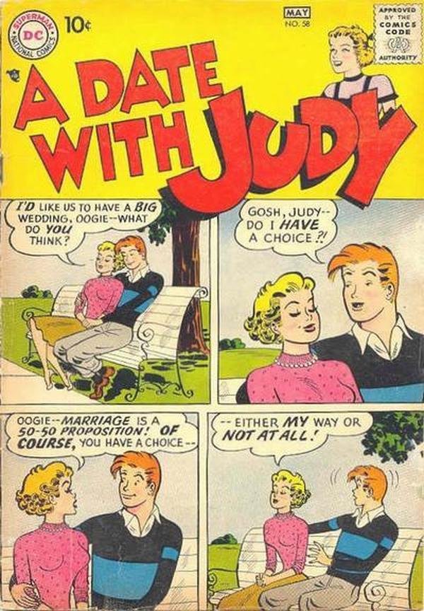 A Date with Judy #58 cover