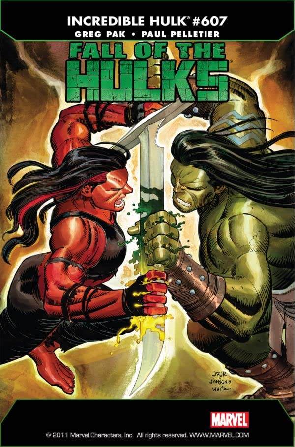 Incredible Hulk #607 cover