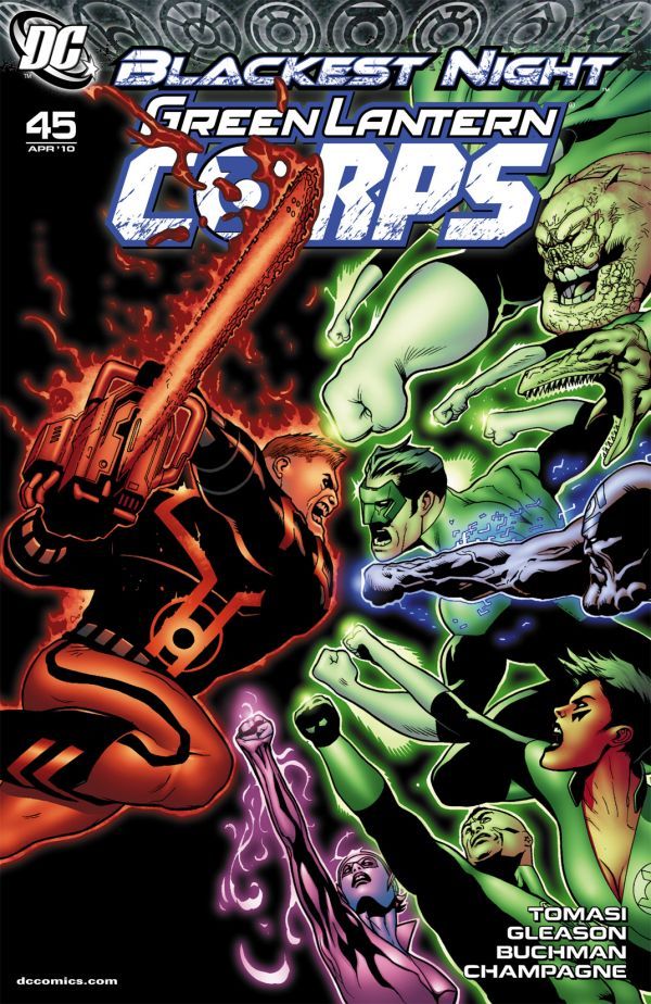 Green Lantern Corps #45 cover