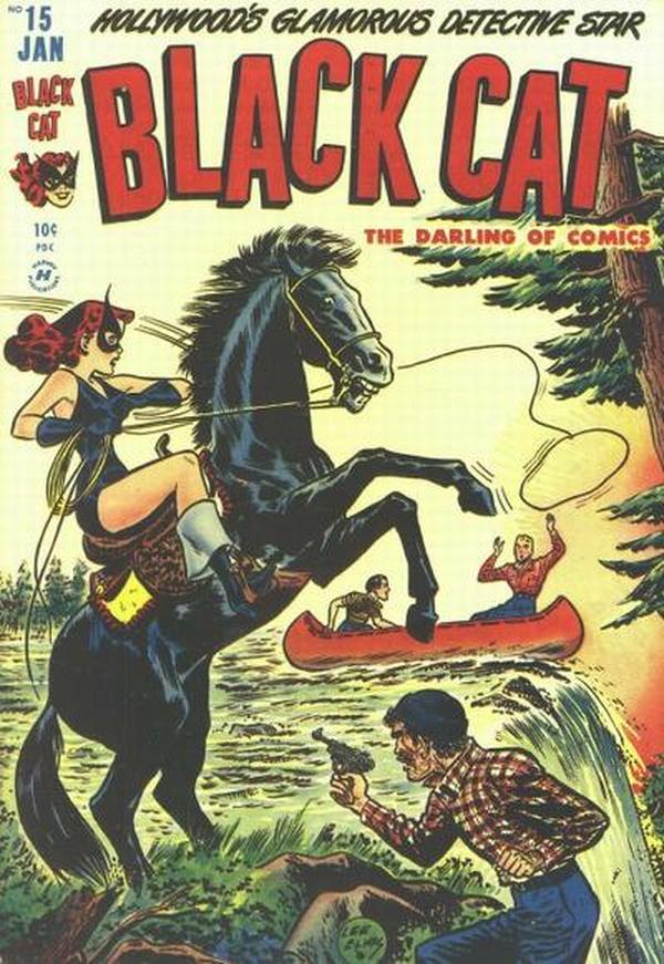 Black Cat Comics #15 cover