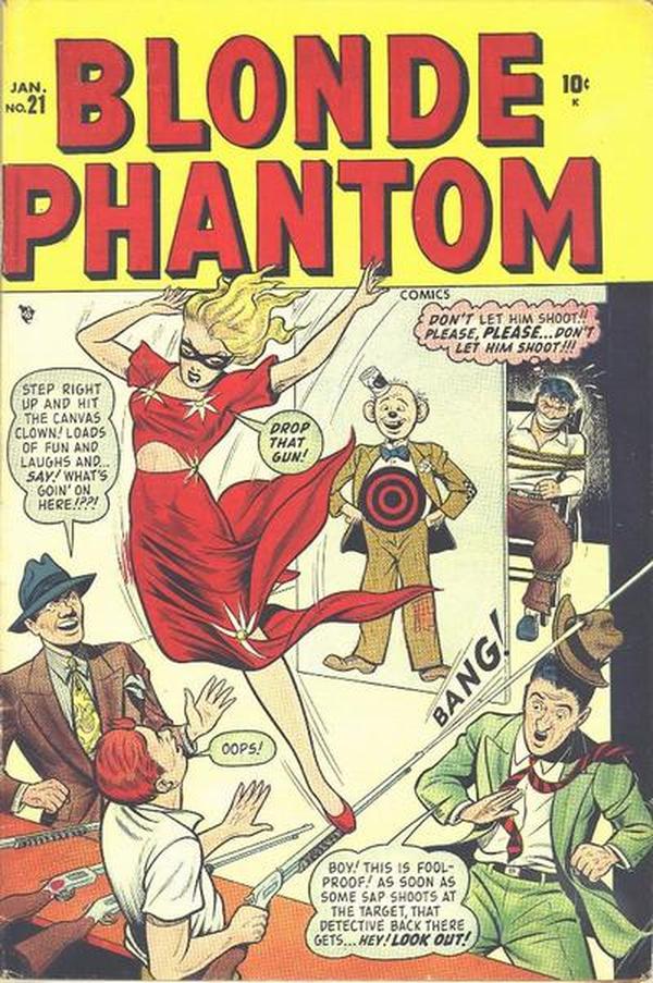Blonde Phantom Comics #21 cover