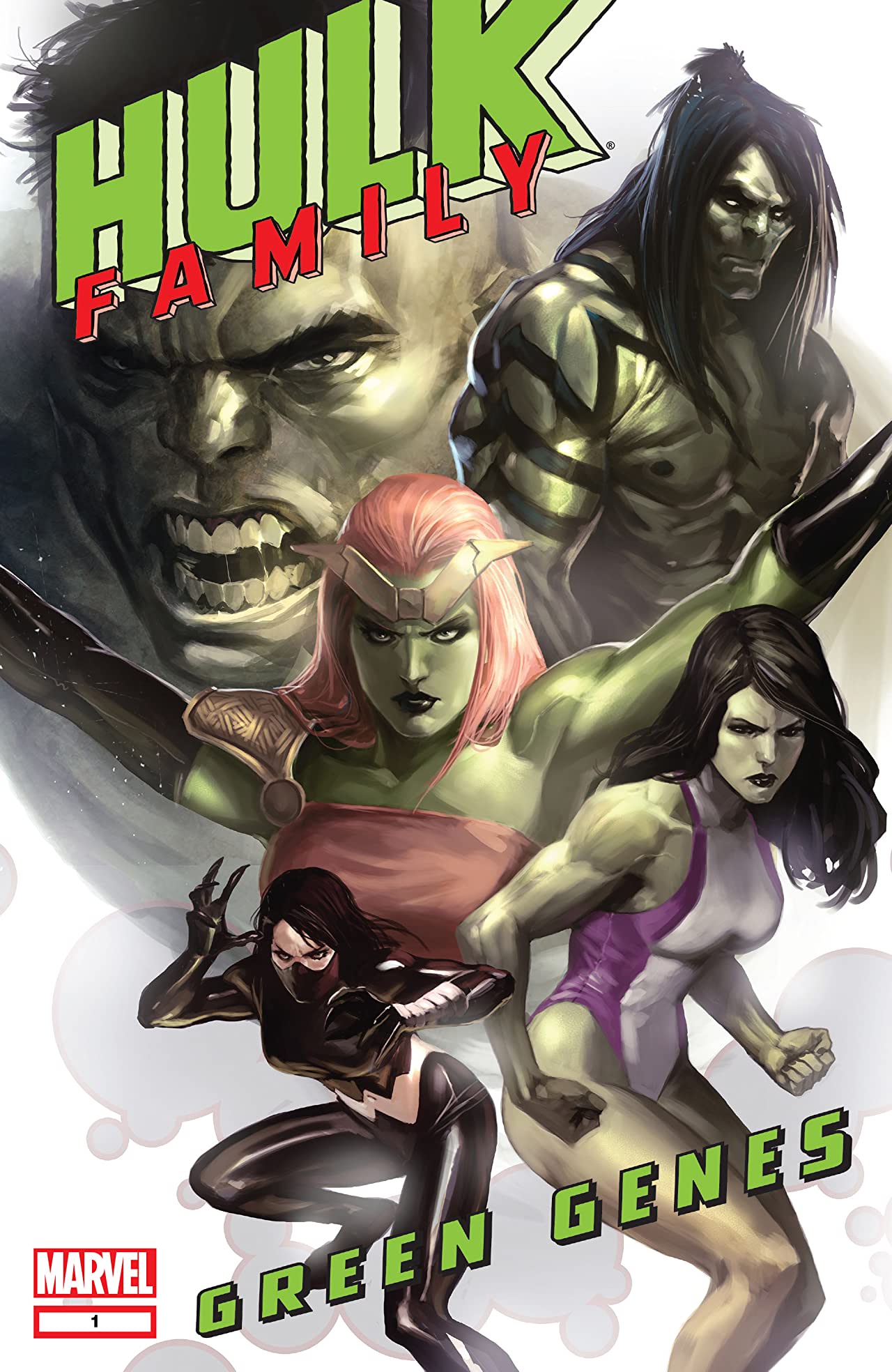 Hulk Family: Green Genes #1 cover