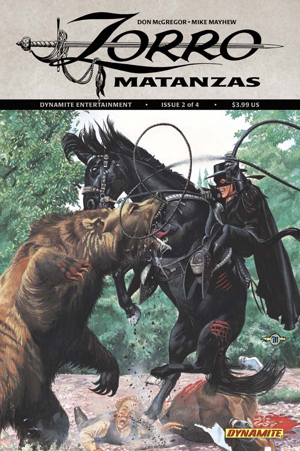 Zorro Matanzas #2 cover