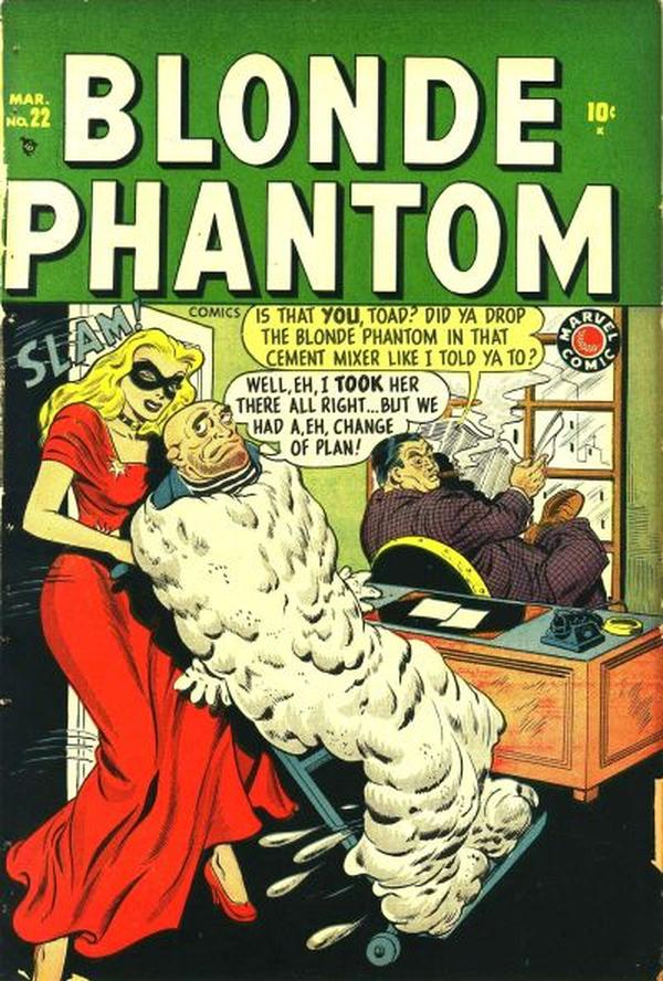 Blonde Phantom Comics #22 cover