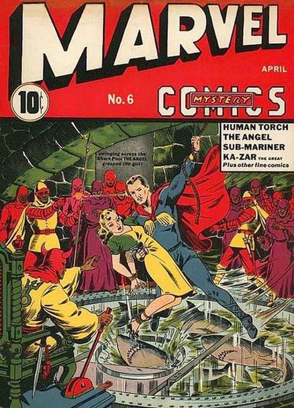 Marvel Mystery Comics #6 cover