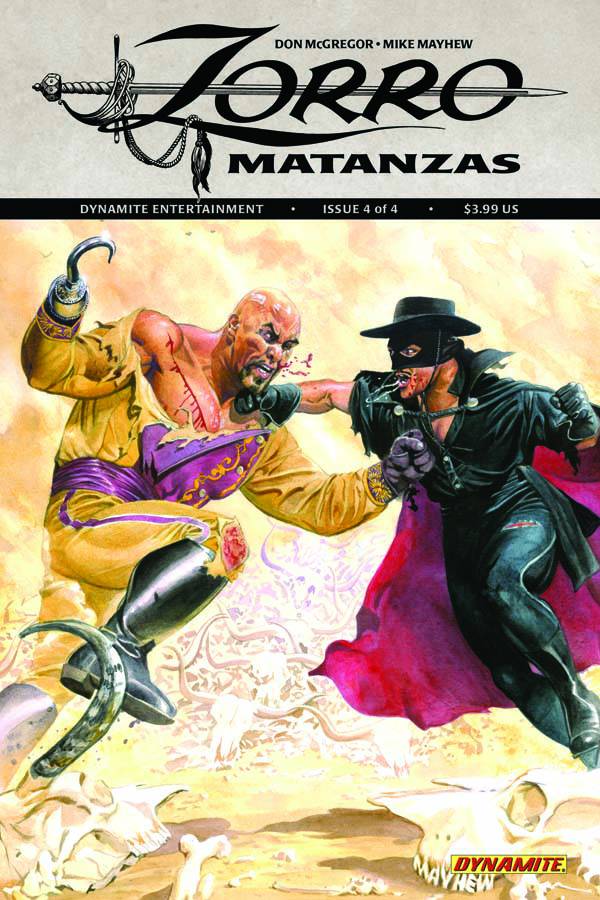 Zorro Matanzas #4 cover