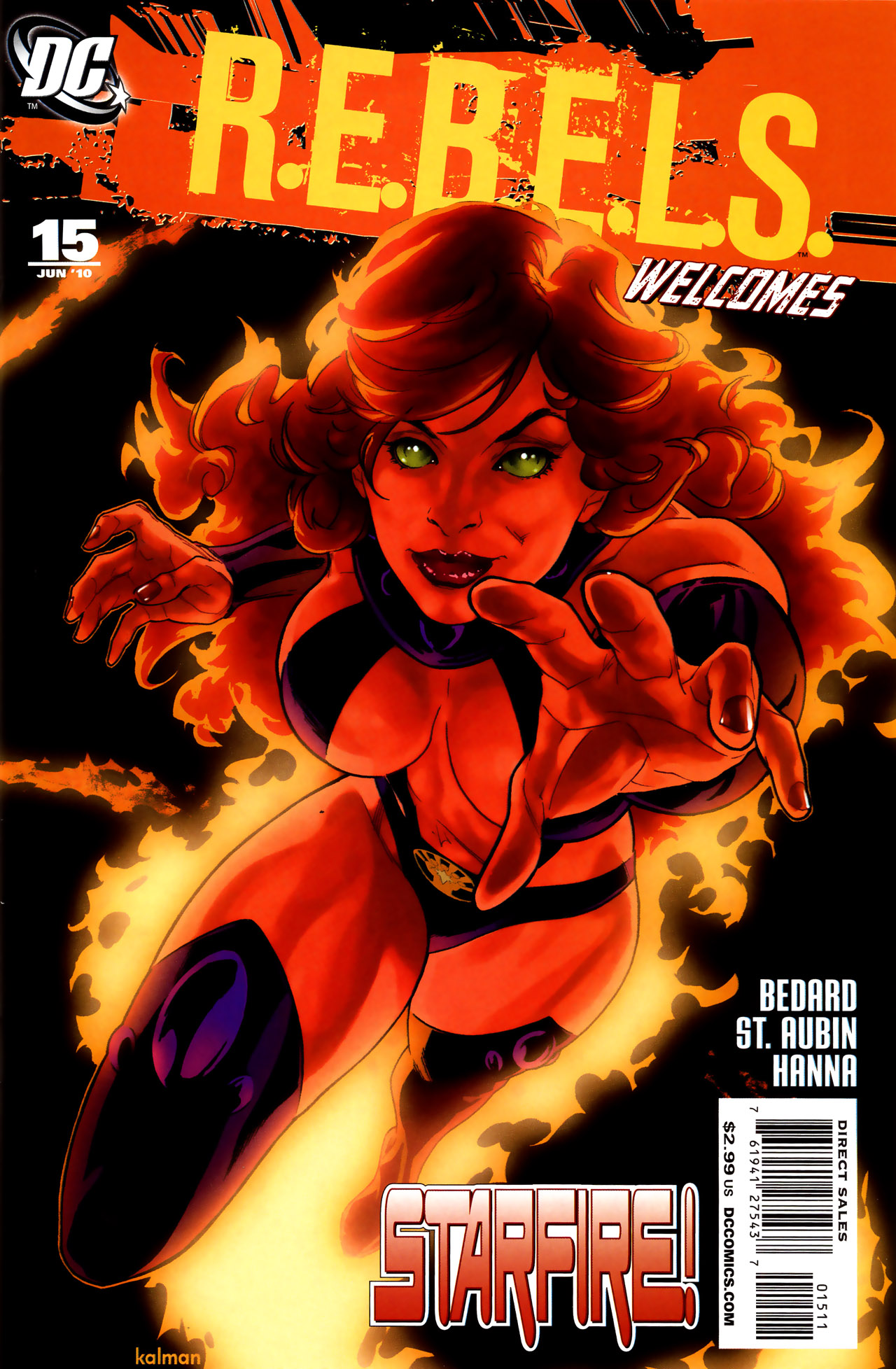R.E.B.E.L.S. #15 cover