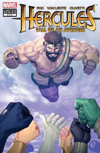 Hercules: Fall of an Avenger #2 cover