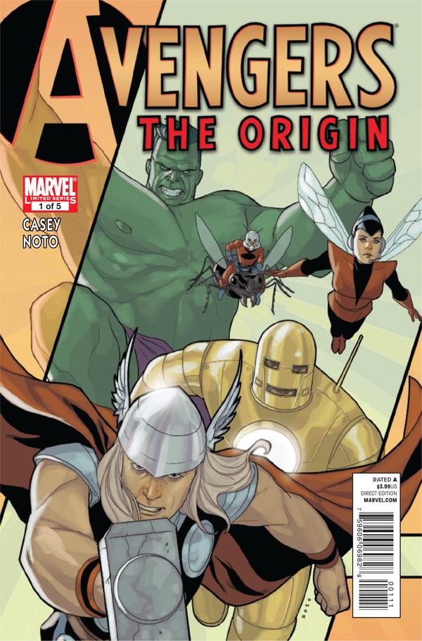 Avengers: The Origin #1 cover