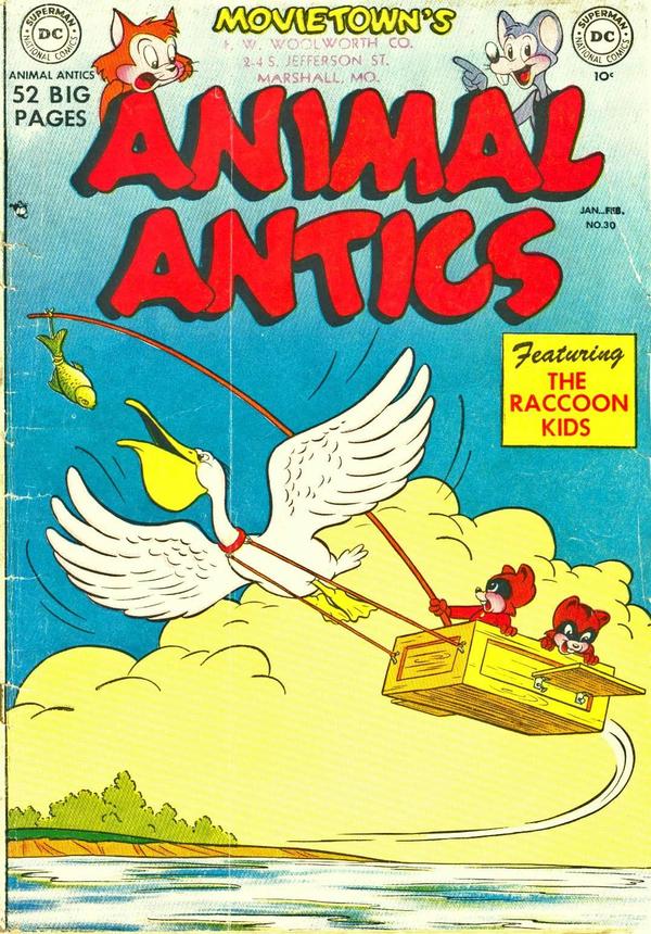 Movietown's Animal Antics #30 cover