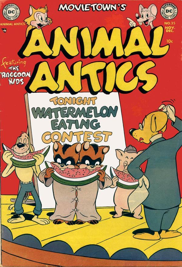 Movietown's Animal Antics #35 cover