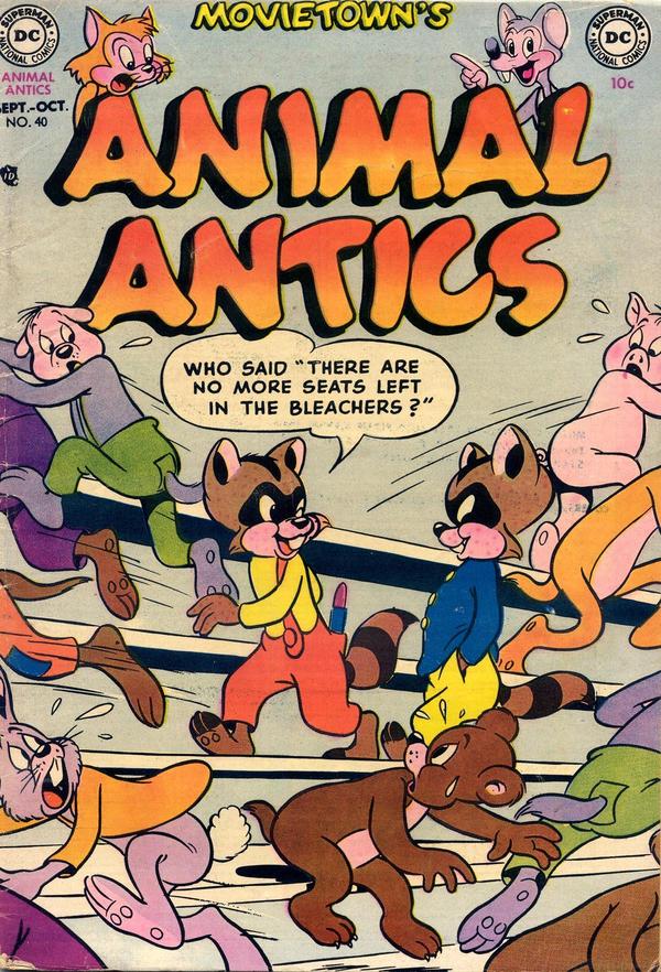 Movietown's Animal Antics #40 cover