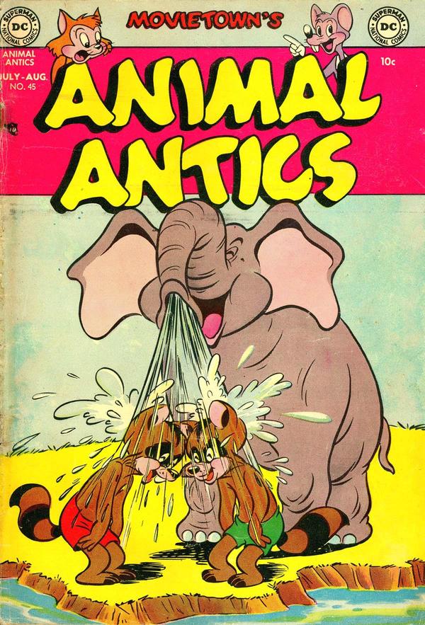 Movietown's Animal Antics #45 cover