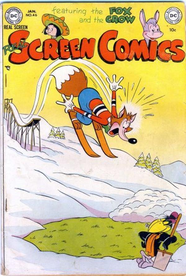 Real Screen Comics #46 cover