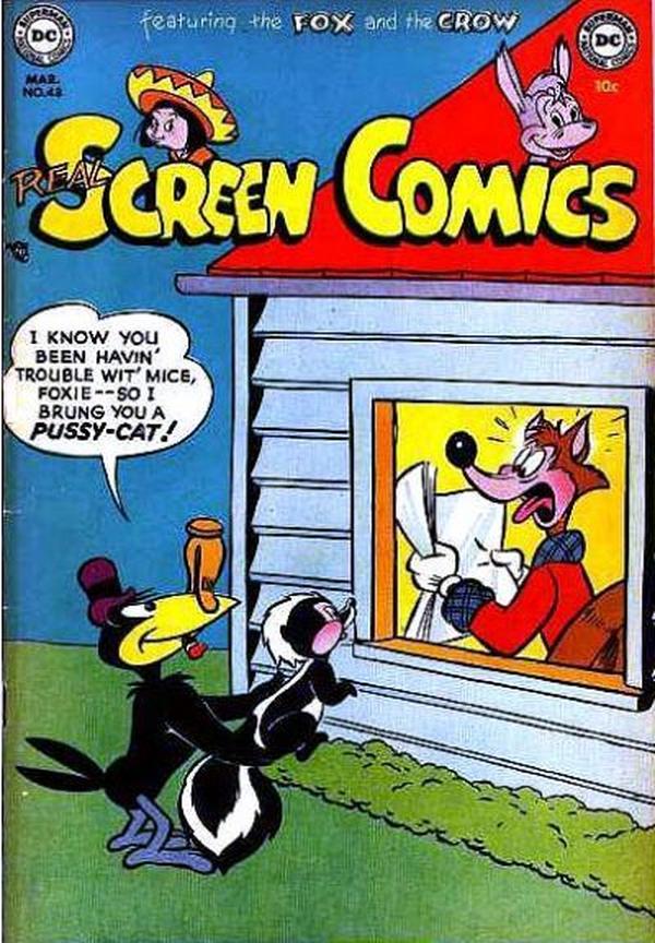 Real Screen Comics #48 cover
