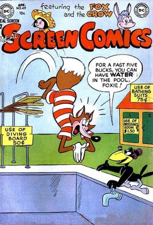 Real Screen Comics #49 cover