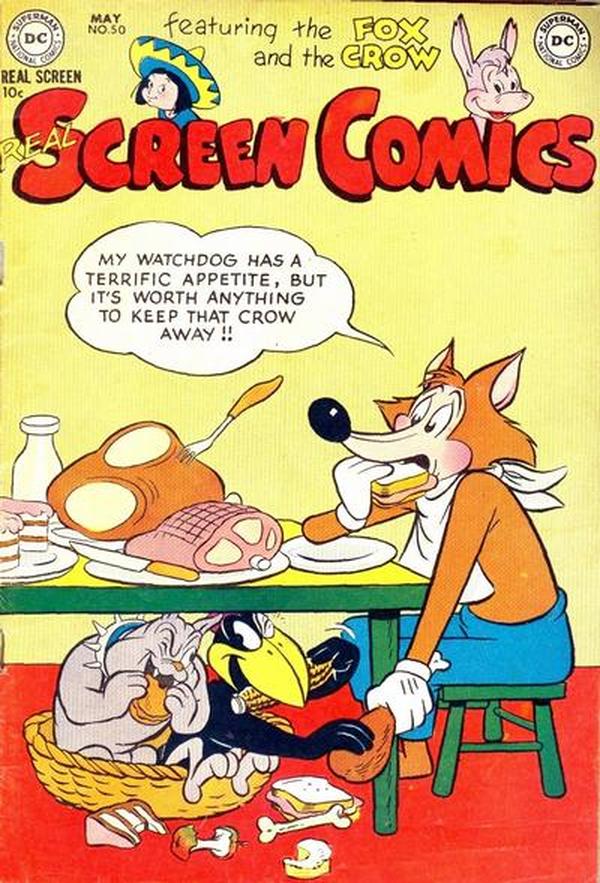 Real Screen Comics #50 cover