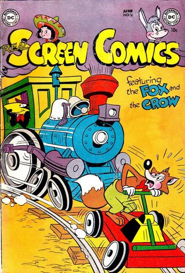Real Screen Comics #51 cover