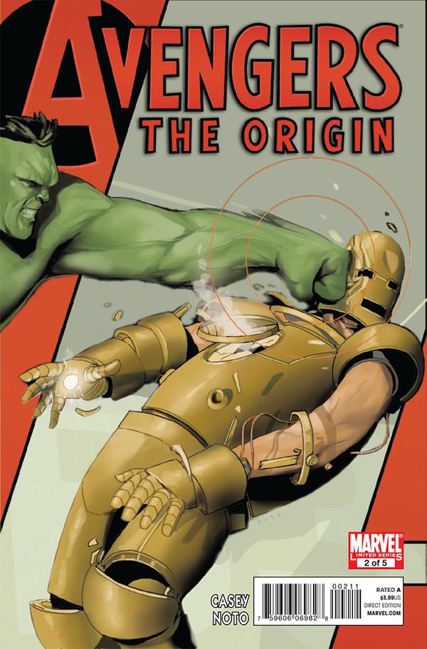 Avengers: The Origin #2 cover