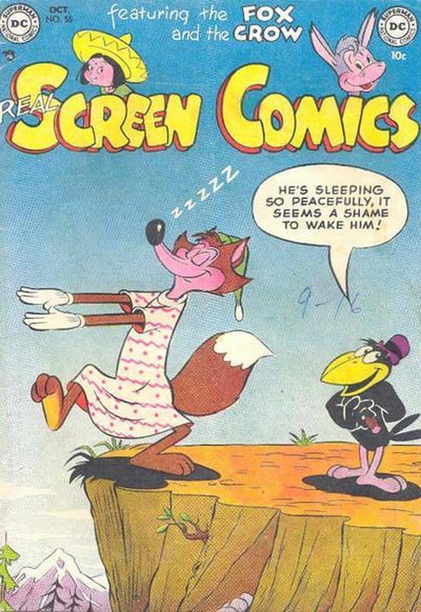 Real Screen Comics #55 cover