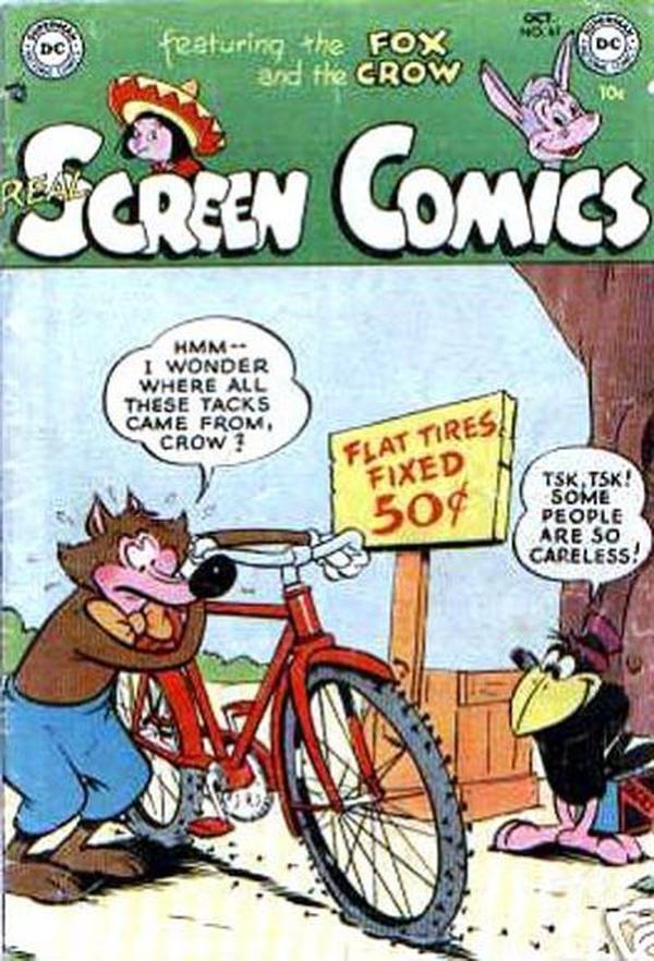 Real Screen Comics #67 cover