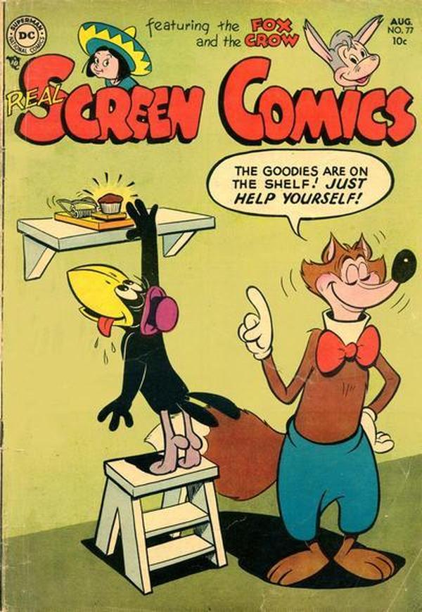 Real Screen Comics #77 cover