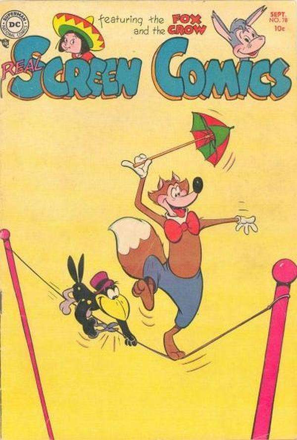 Real Screen Comics #78 cover