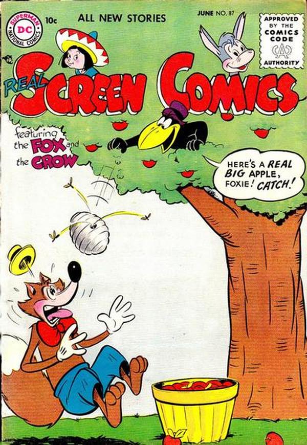 Real Screen Comics #87 cover